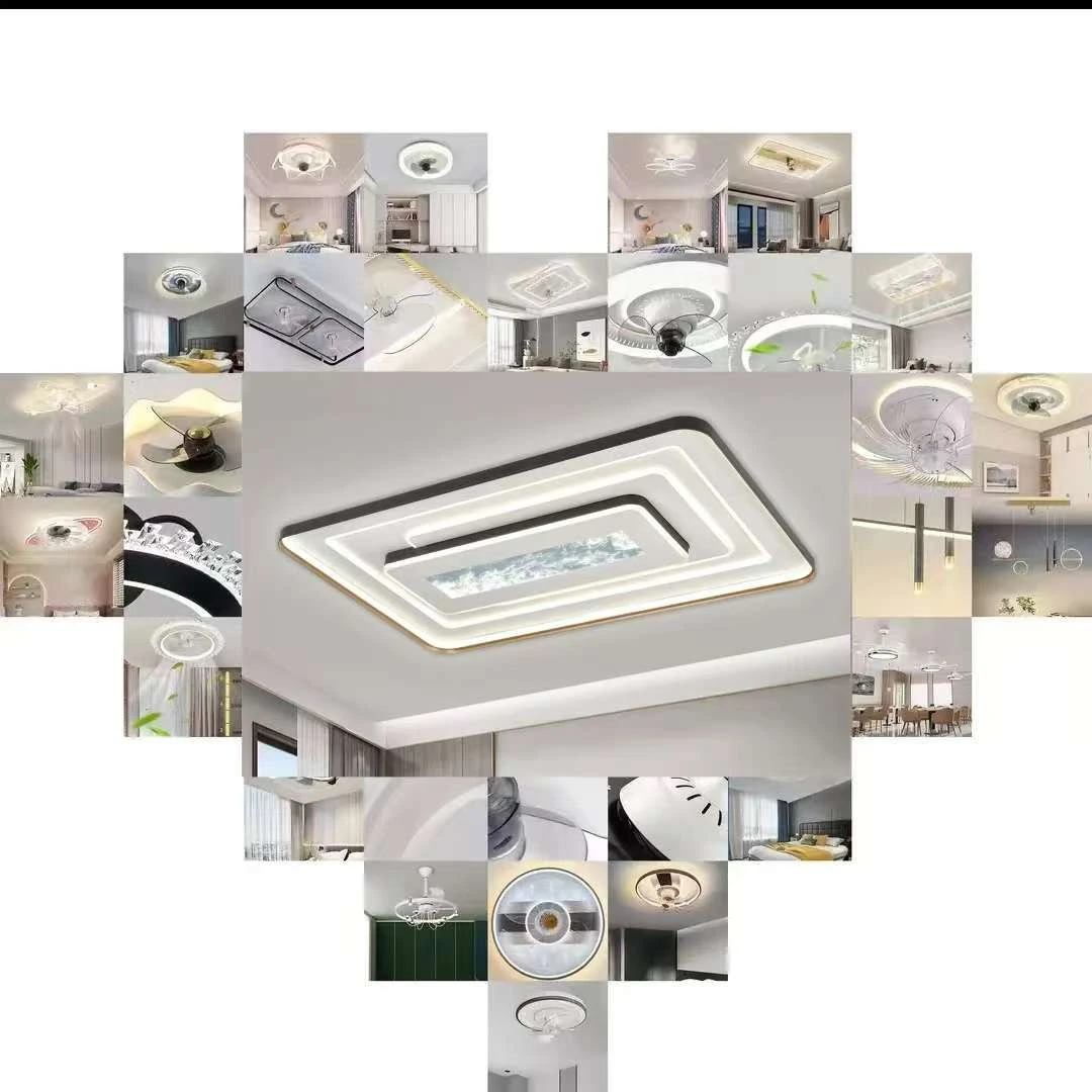 《私人定制》中山古镇灯饰工厂全屋智能语音遥控成套简约吸顶灯