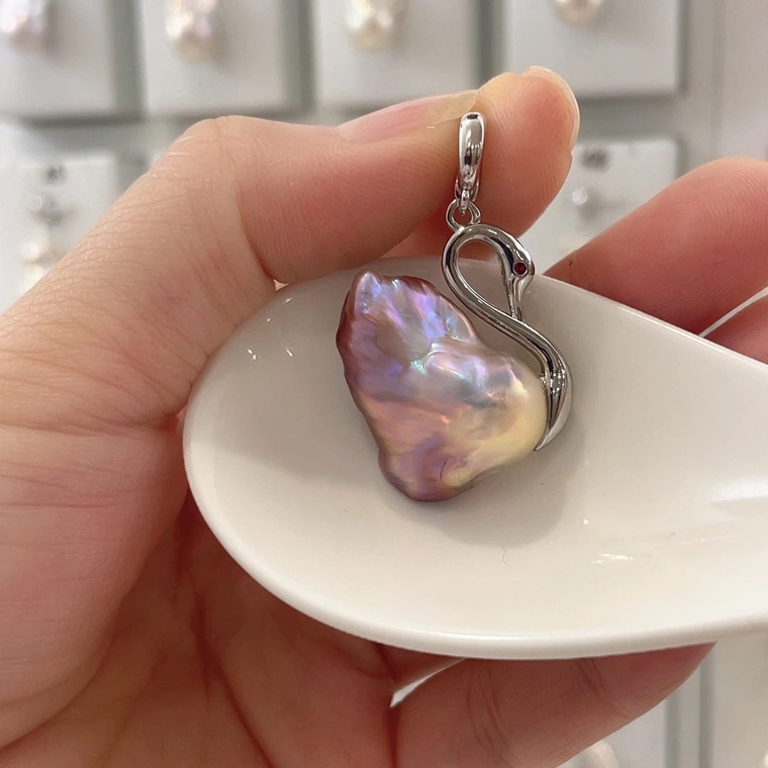 芋***泥未镶嵌天然淡水珍珠巴洛克淡水珍珠