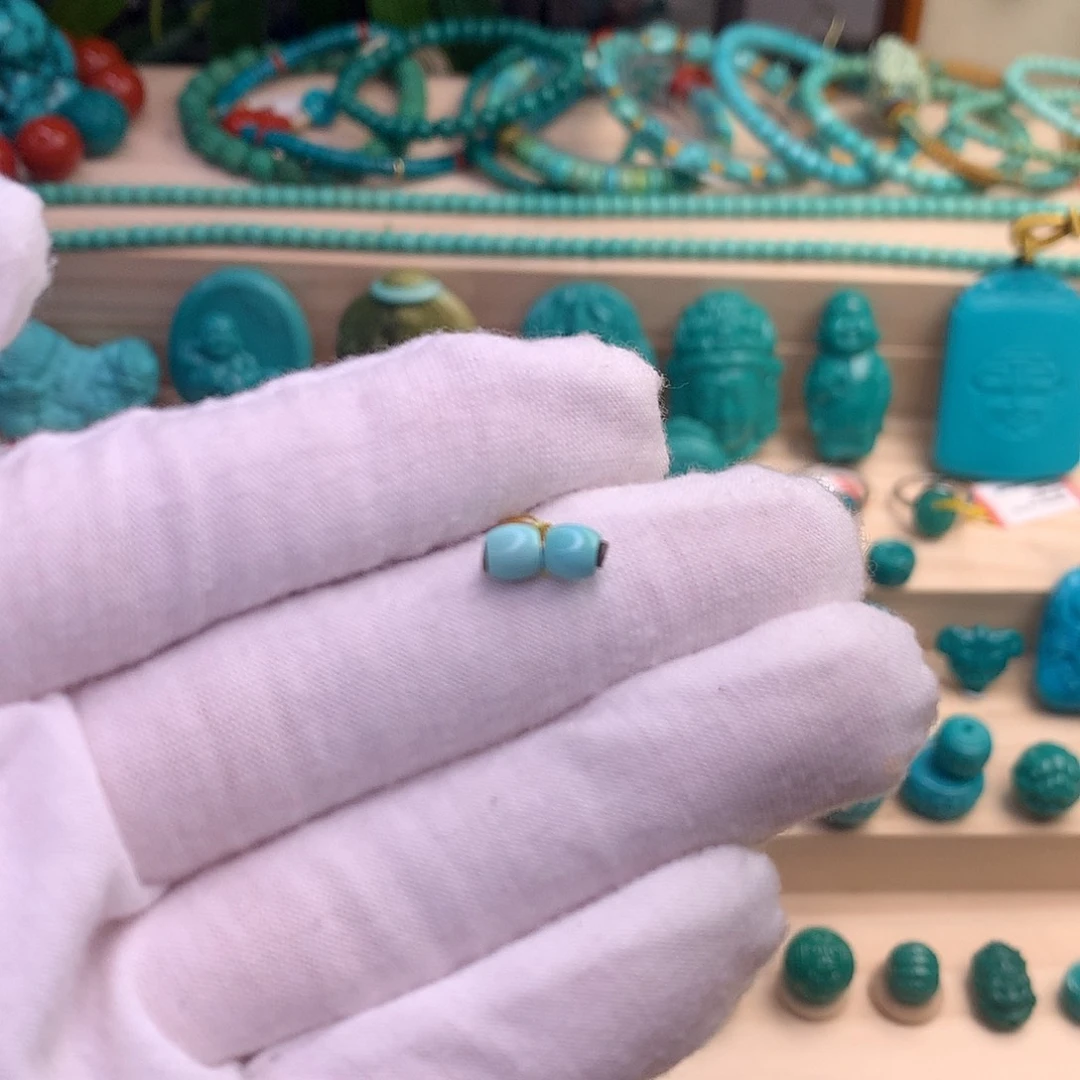 绿松石珠宝半成品未镶嵌