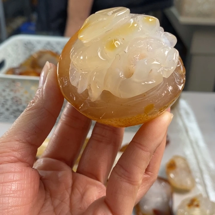 玛瑙/玉髓吊坠(不含链)未镶嵌