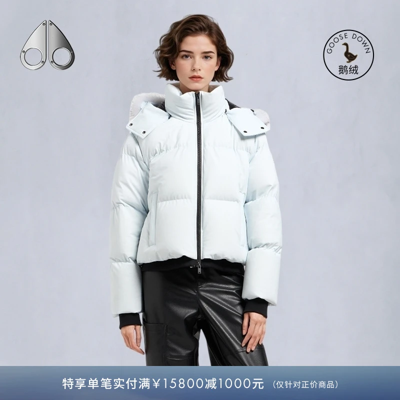 【秋冬新款】MOOSE KNUCKLES 女鹅绒可拆卸小剪刀羽绒服M34LJ137SA