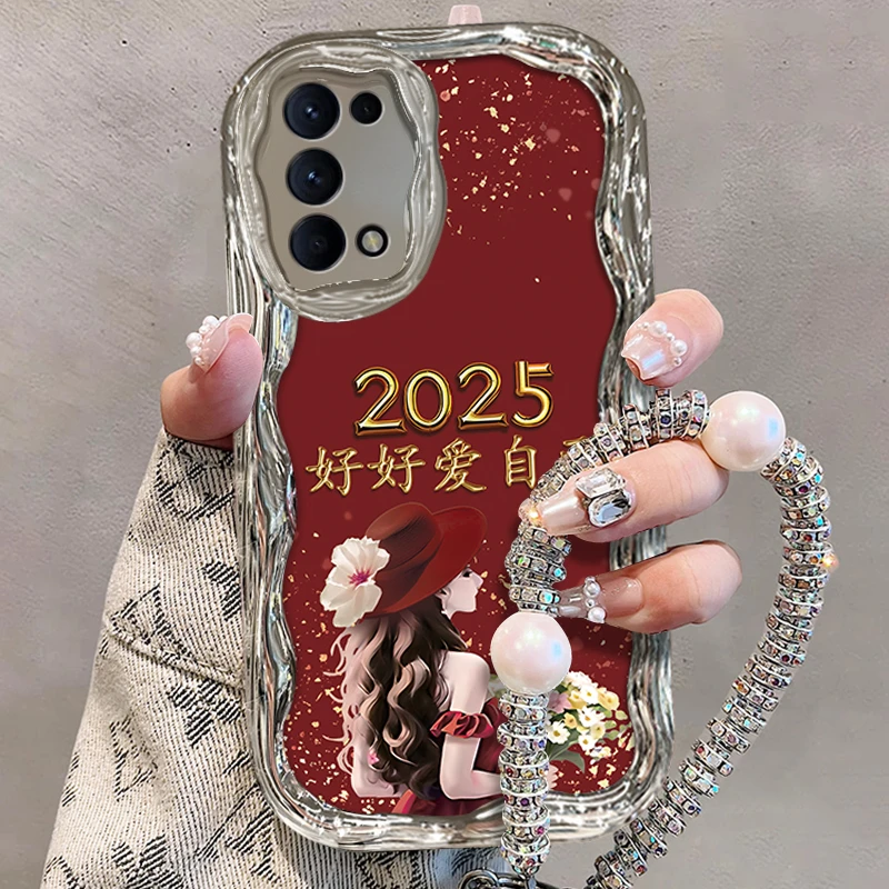 适用于【OPPO】Reno5Pro时尚好好爱自己女款高级感手机壳