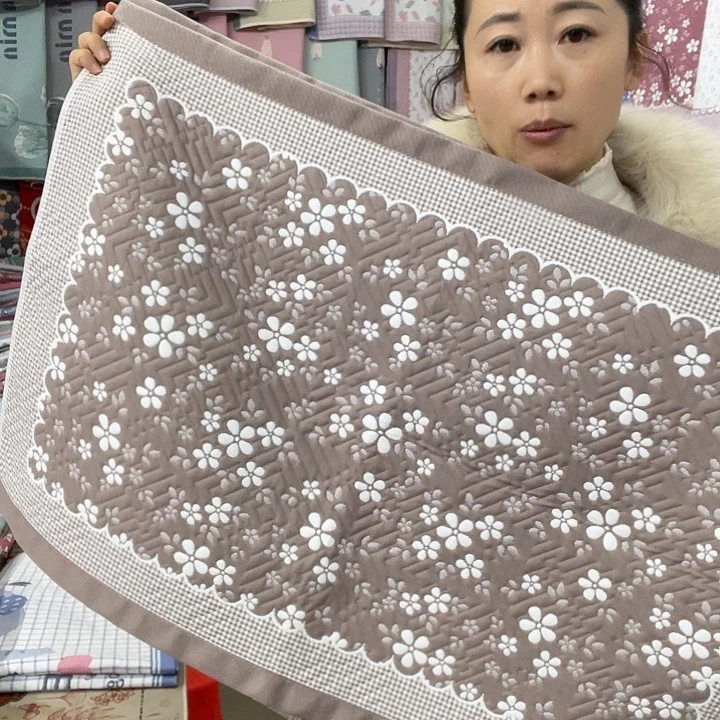 棉特价促销咖色雪花