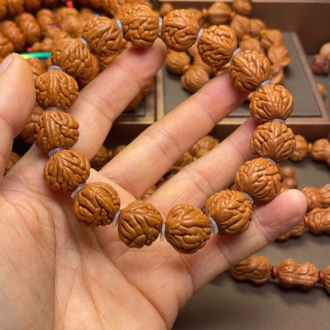山***龙手串桃核龙纹桃核31