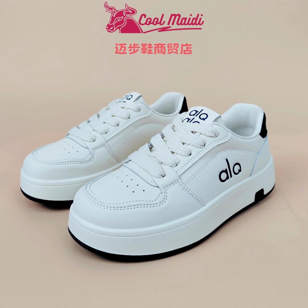 四季百搭厚底柔面透气休闲板鞋小白鞋日常通勤5cm增高久穿不磨脚