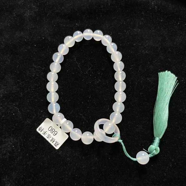 原矿无优化荔枝冻玉髓玛瑙9-10mmDIY车挂手持