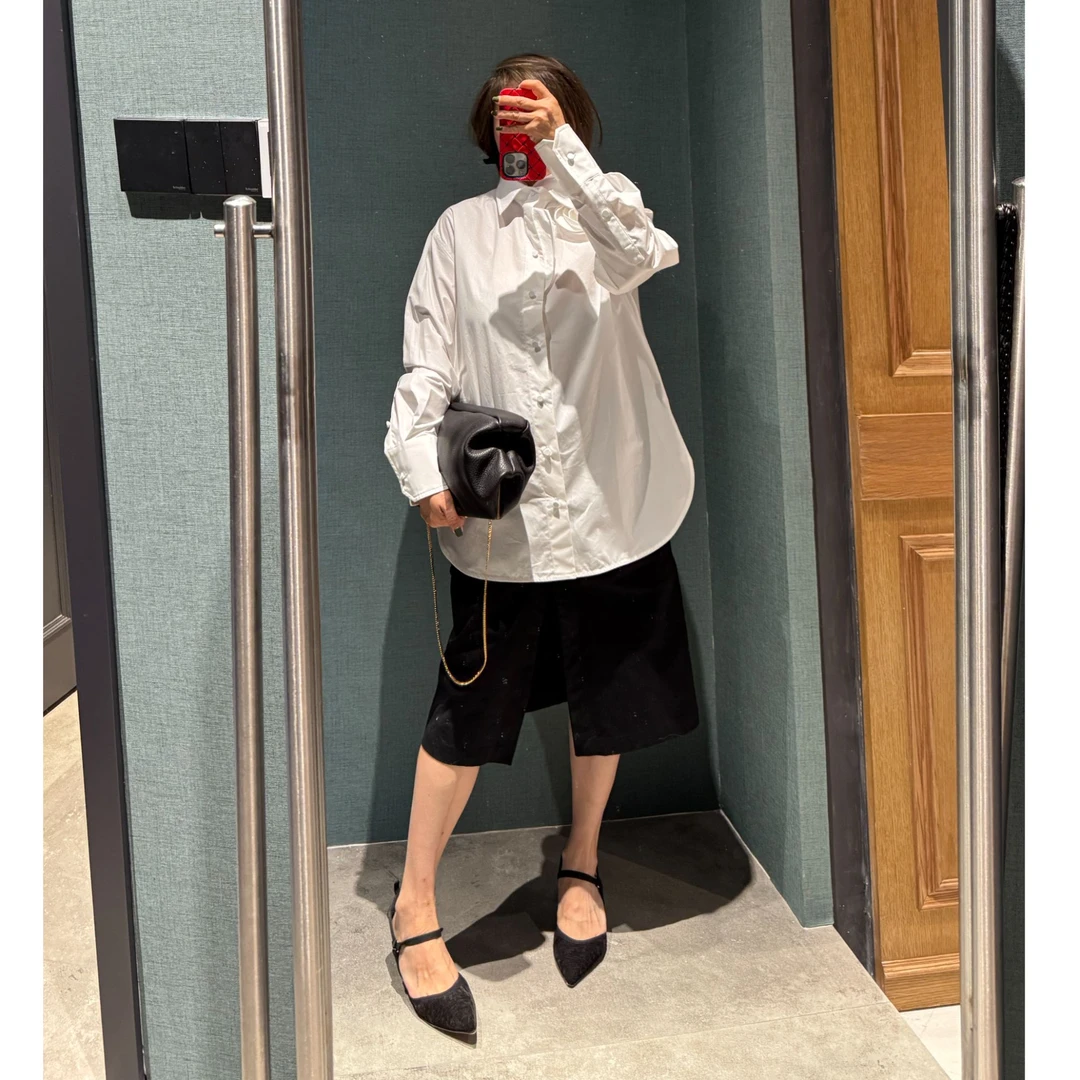 COCOLINDA | 100%棉法式立体花朵衬衫K3237