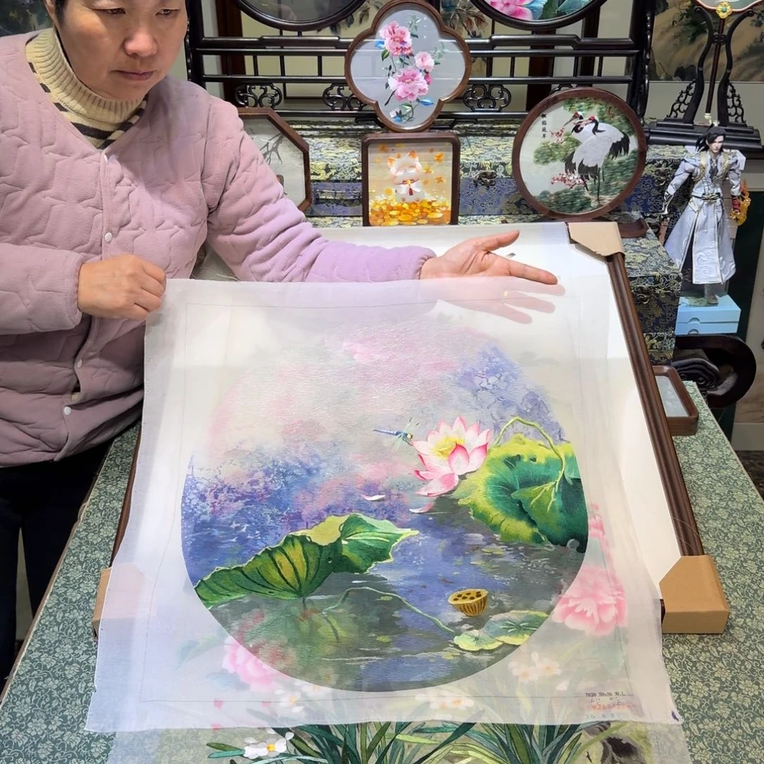 刺绣手工苏绣工艺单面
