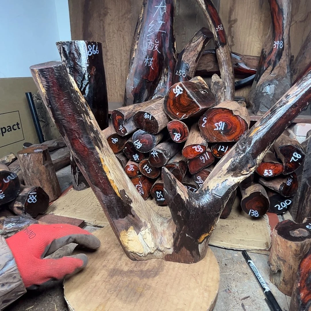 银***天檀木大红酸枝交趾黄檀