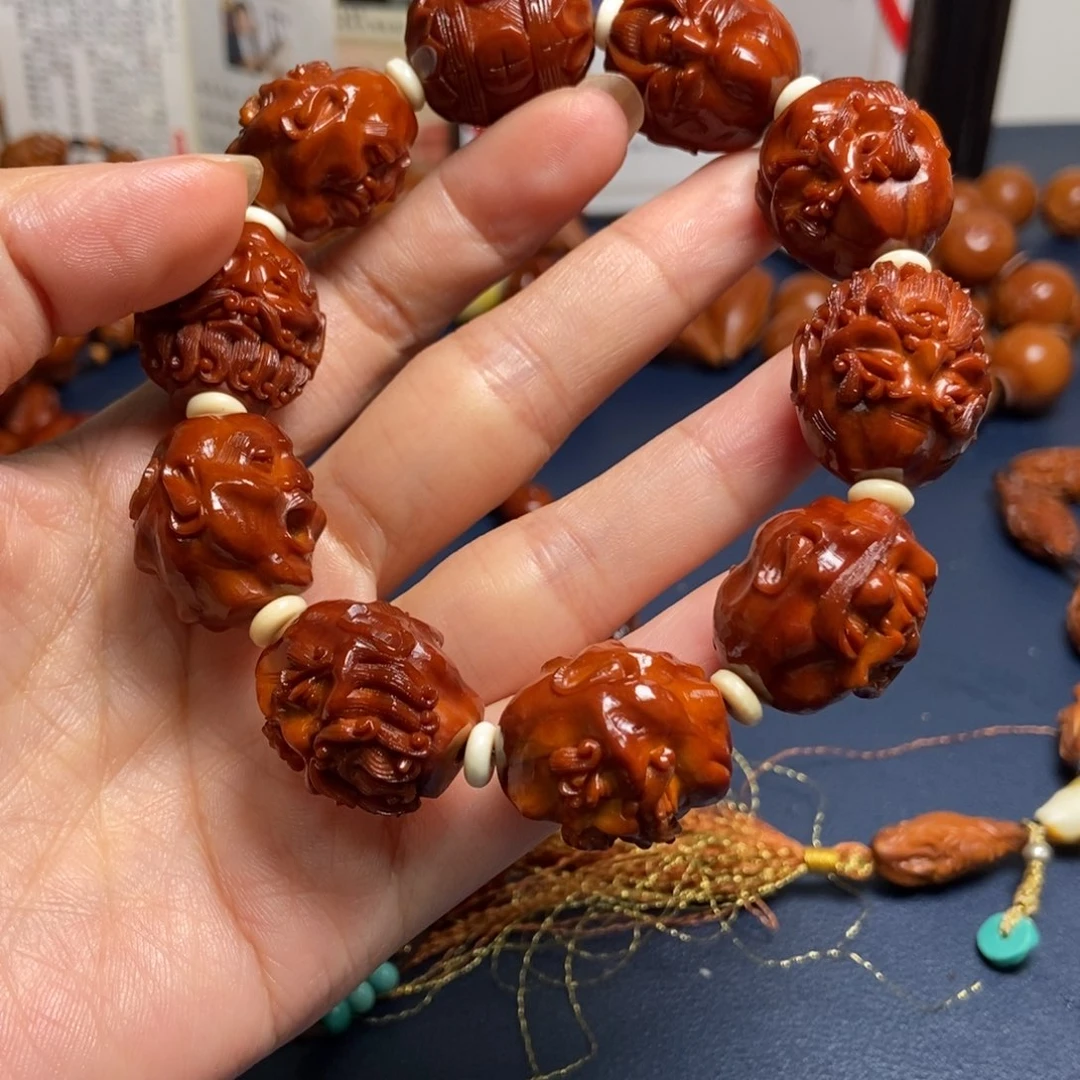 手串/手链橄榄核，十八罗汉2.0