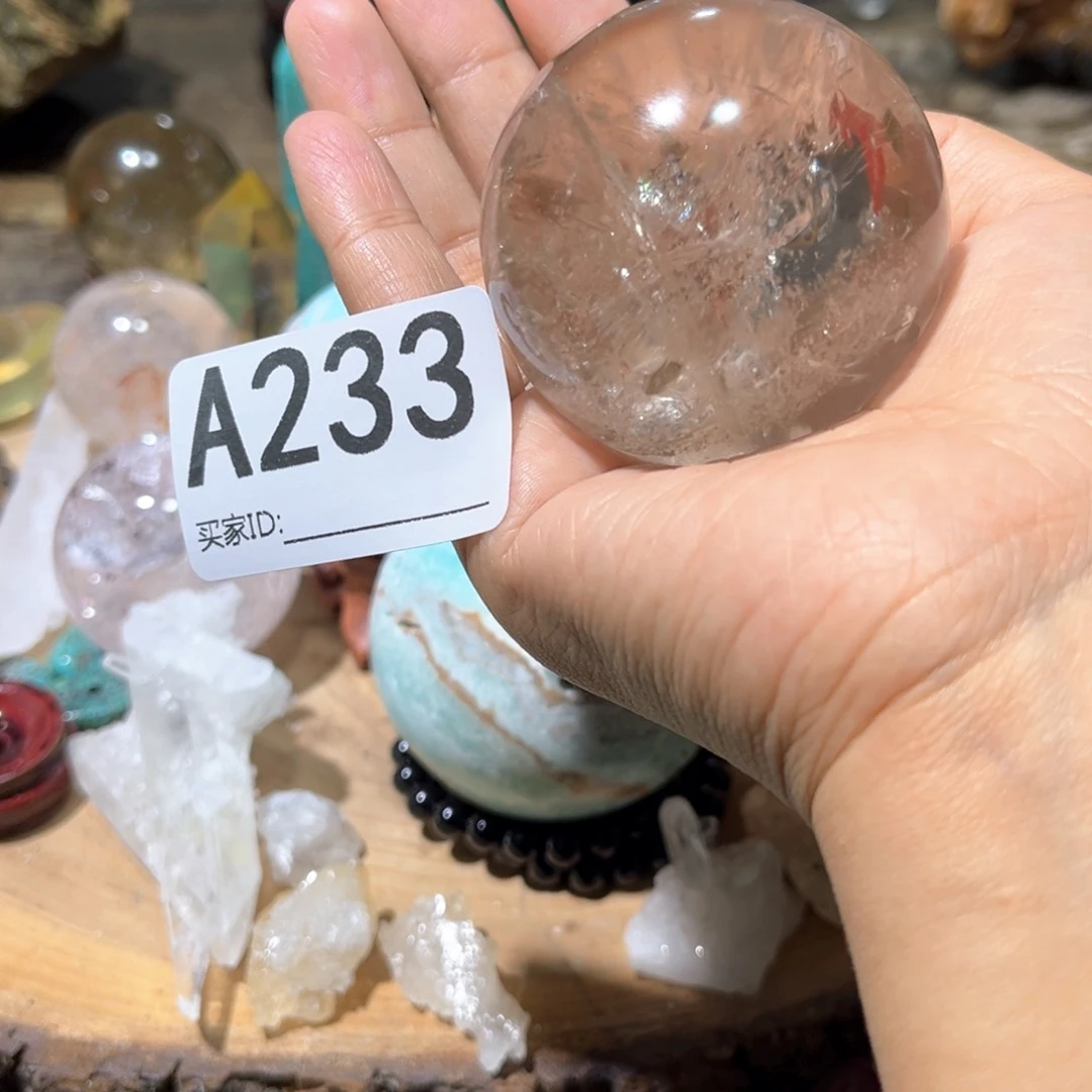 未镶嵌珠宝半成品水晶透*拍两单发一个微瑕