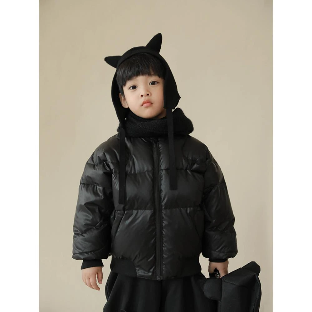 【2025清】男童羽绒服洋气加厚保暖中大童棒球服羽绒外套tn1067