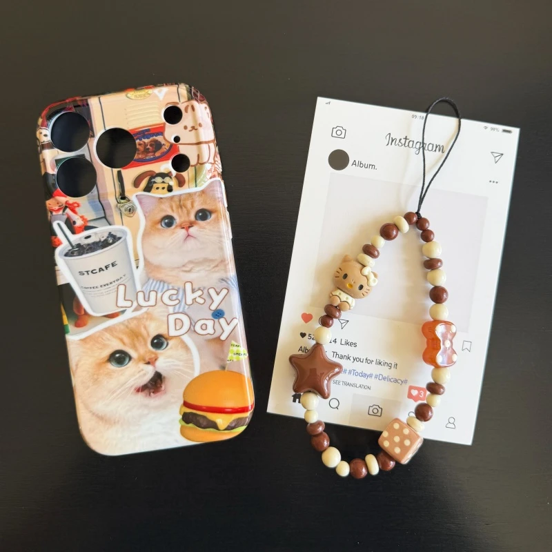 可爱猫咪菲林软壳适用苹果17promax手机壳16华为vivo小米oppo荣耀