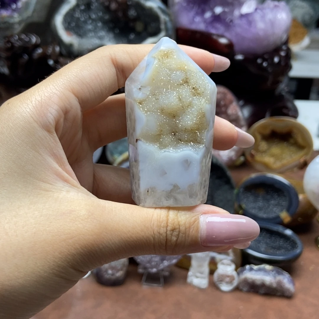 紫晶摆件未镶嵌水晶