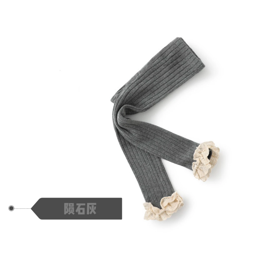 婴儿女宝蕾丝花边百搭多色大屁屁不掉档打底裤