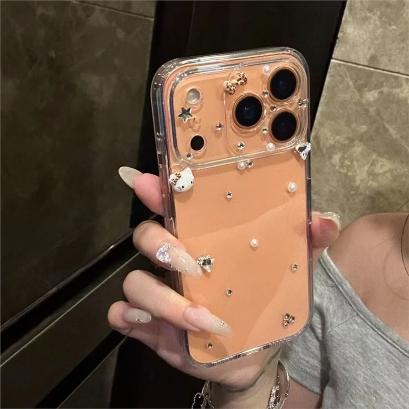 高级女豹纹kitty苹果17promax/16/15/14/13手机壳防摔小众蝴蝶结