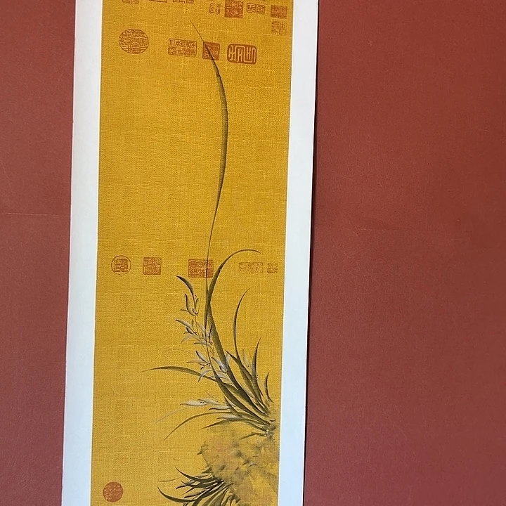 国画听兰老师花鸟