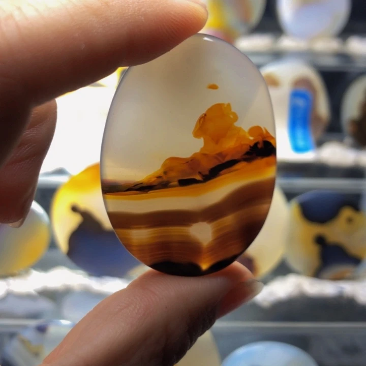 合金玛瑙/玉髓珠宝奇石62