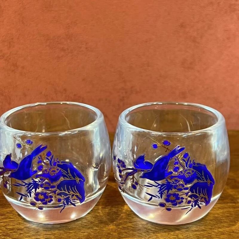 喜上眉梢主人杯一对-2773