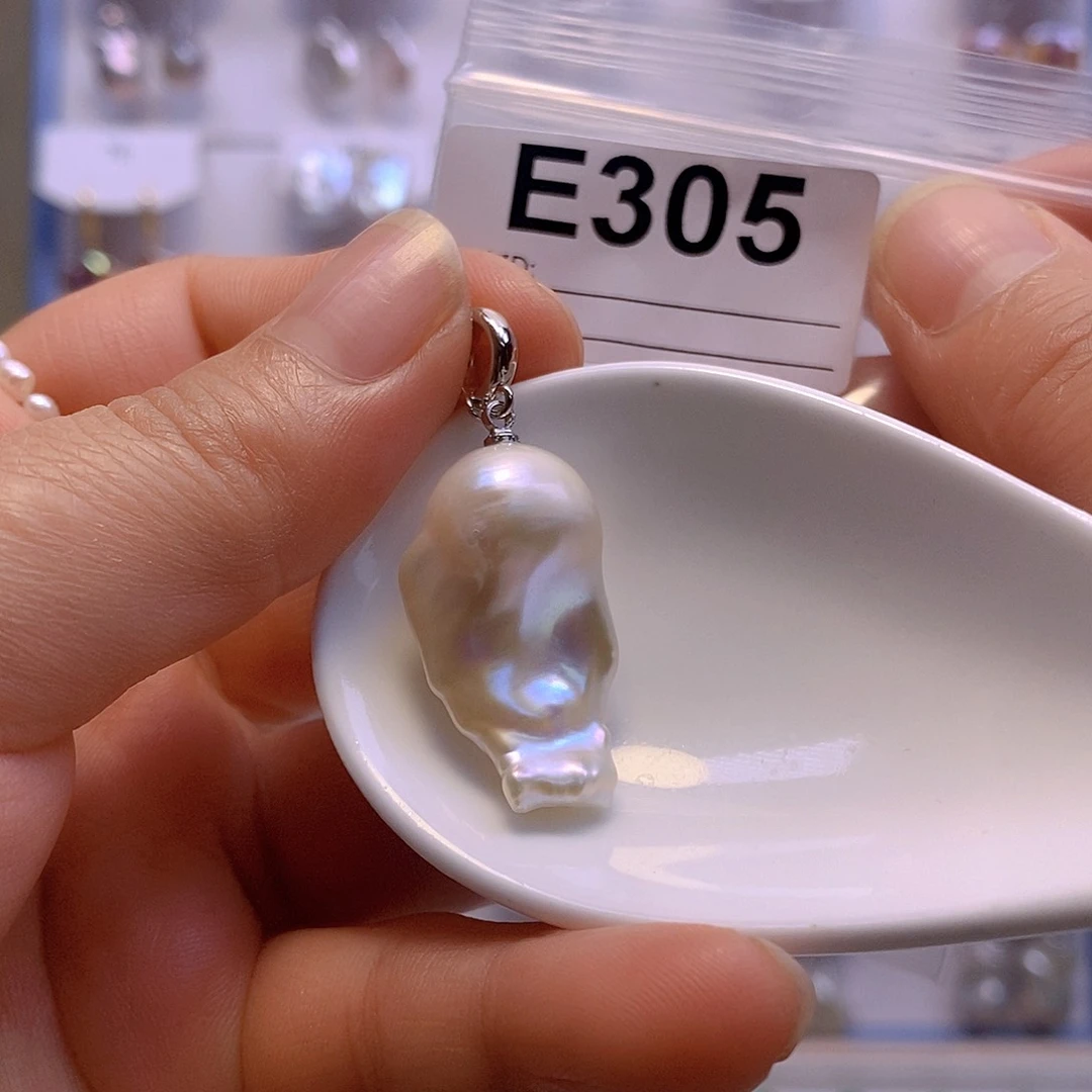 淡水珍珠颈饰银S925镶嵌