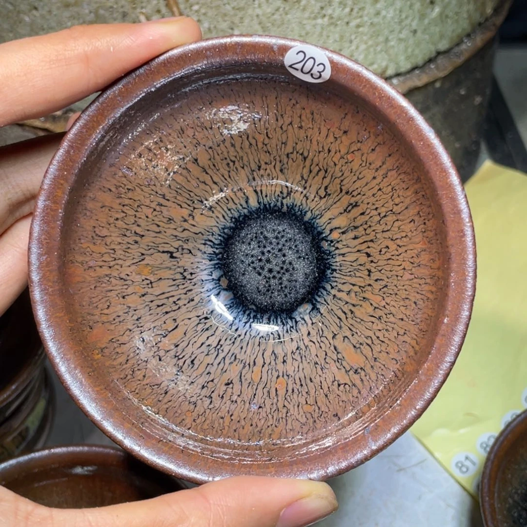 茶盏龙窑柴烧建盏203