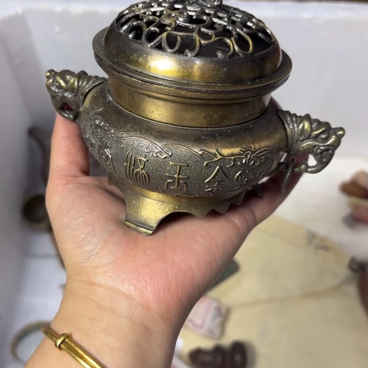 蓝***鹰民俗物件手串配饰