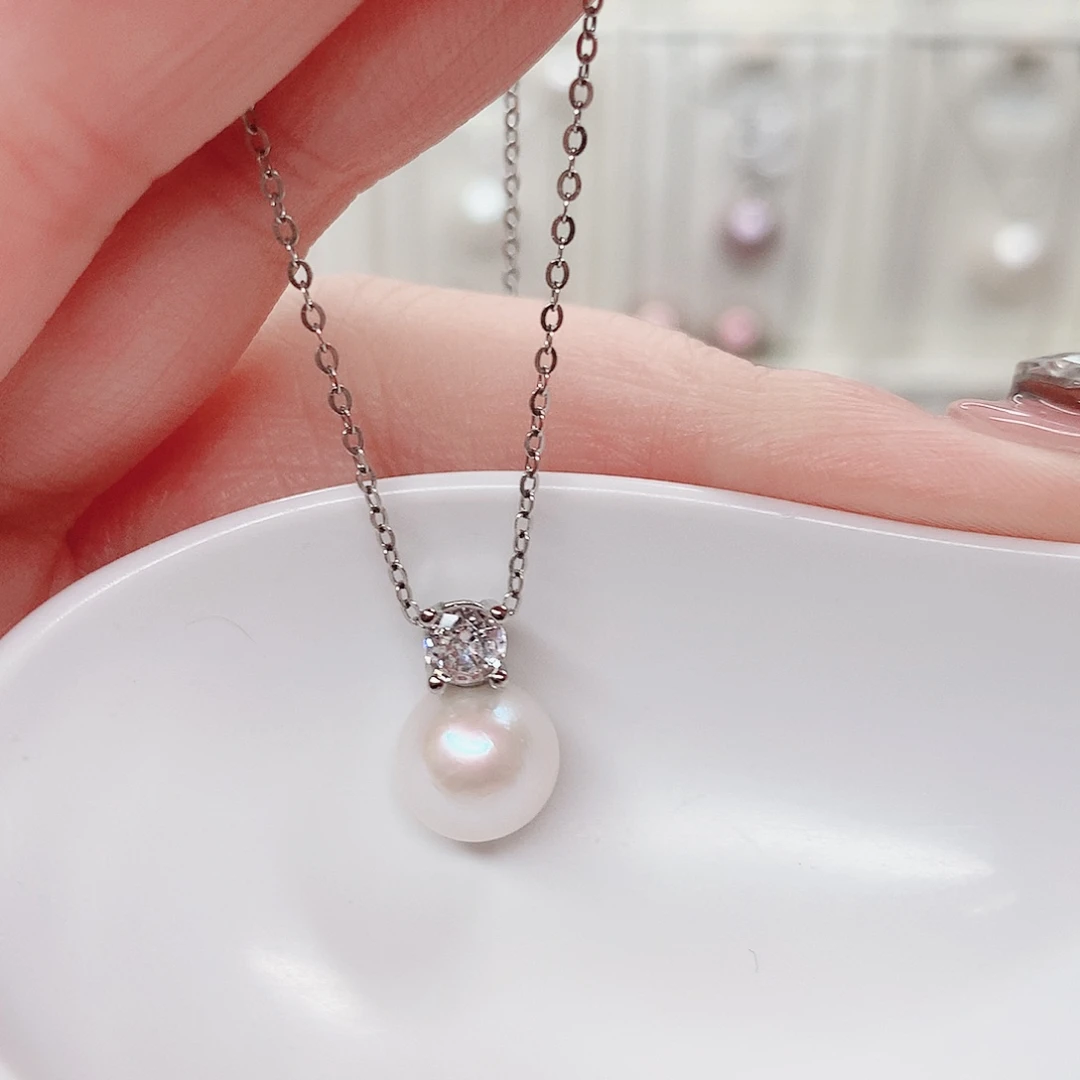 吊坠(赠链)淡水珍珠合金