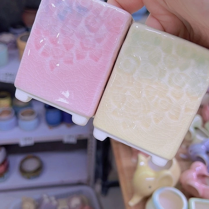 红陶陶瓷花盆当场满12包邮