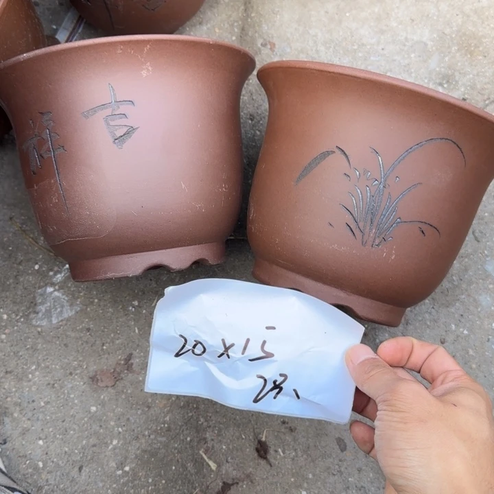 紫砂花盆特价商品