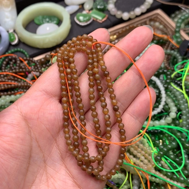 和田玉未镶嵌手链73