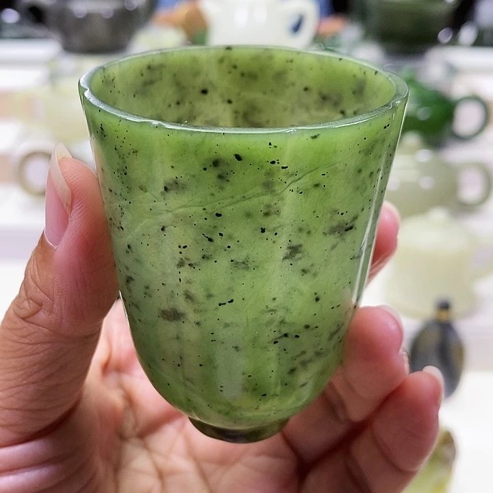 未镶嵌和田玉挂件茶杯95m l