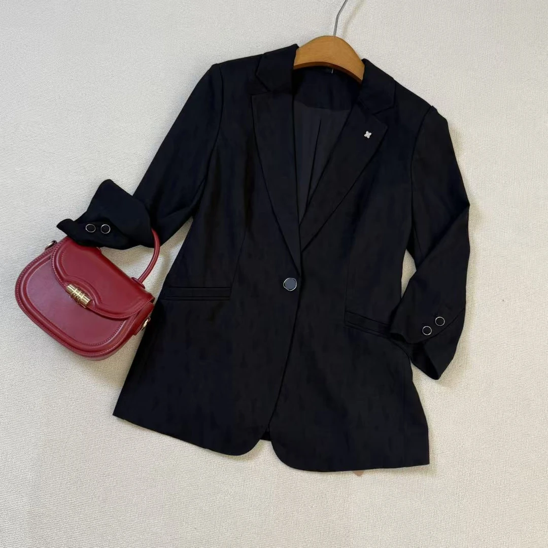 气质通勤西装外套ZBW33698衣长67（卡码往小拍）