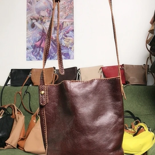 牛皮头层牛皮包包