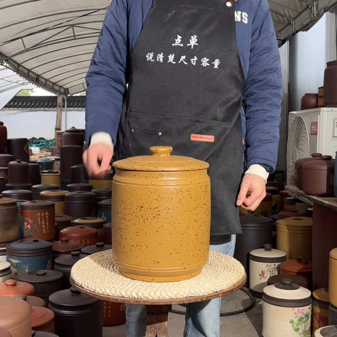 紫砂茶叶罐10 饼茶叶罐