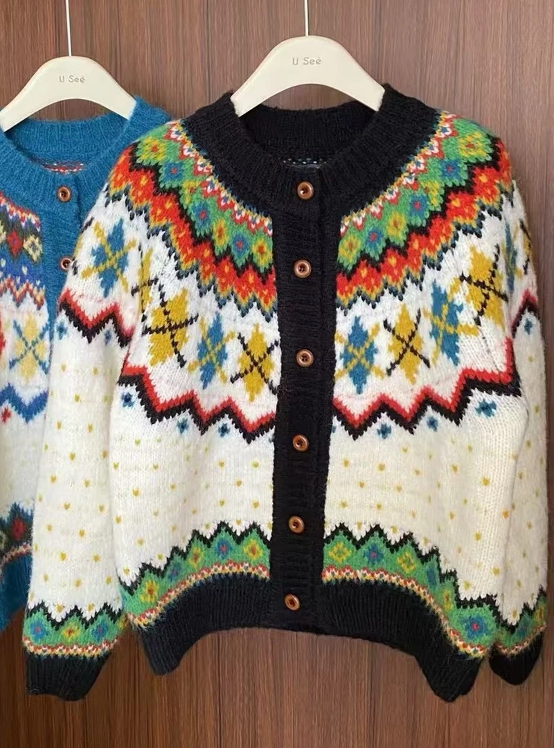 韩系超好看黑色森林外套