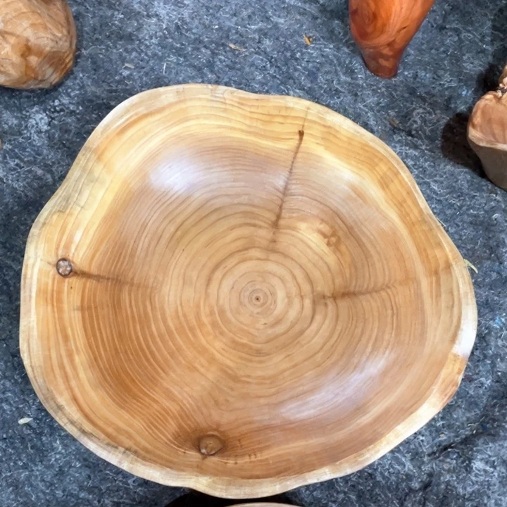 香杉木实木果盆大