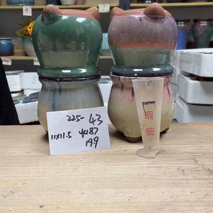 紫砂花盆多肉花盆微瑕43