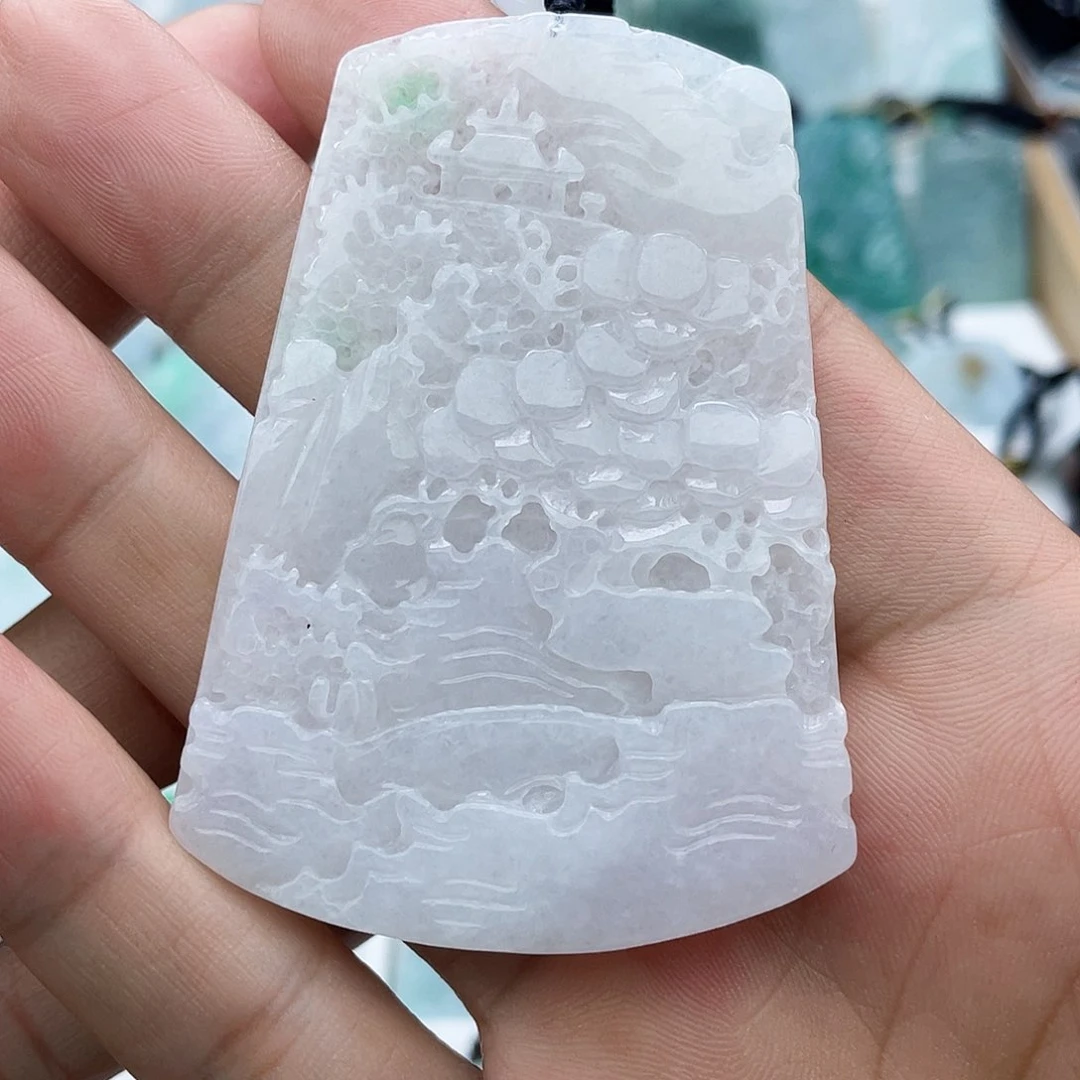 颈饰未镶嵌翡翠翡翠