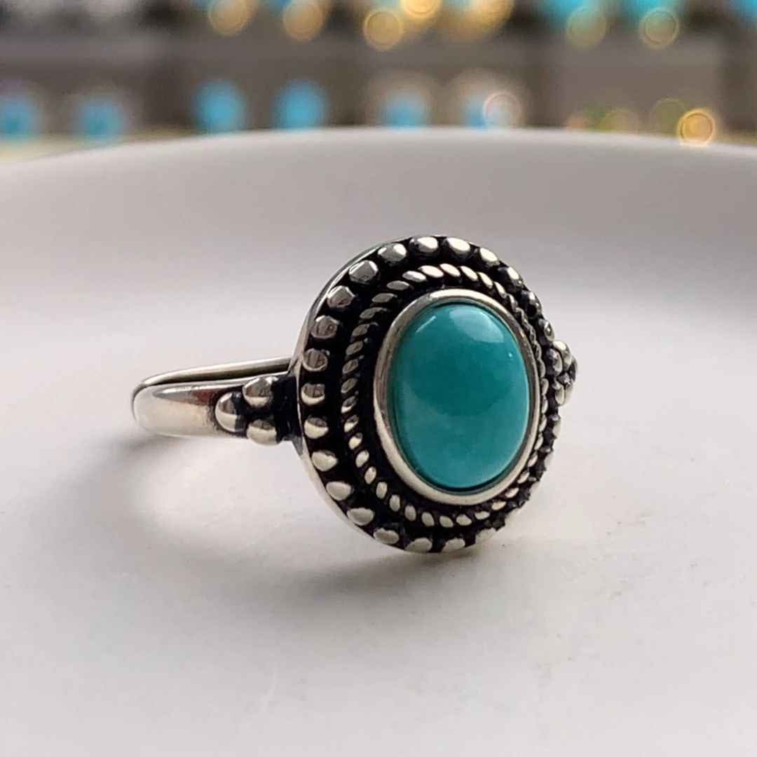未镶嵌绿松石戒指