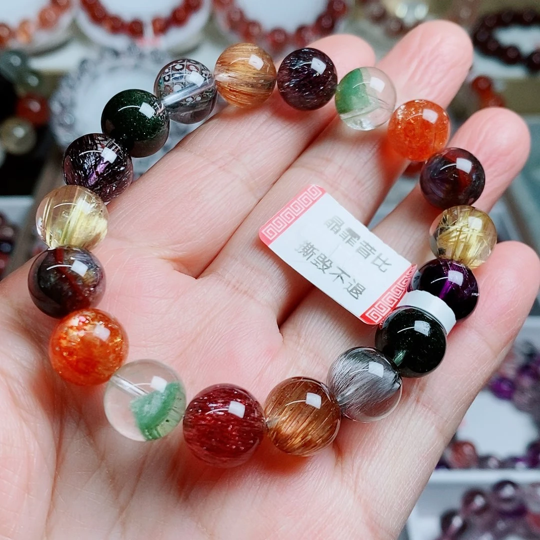 水晶未镶嵌手串多宝