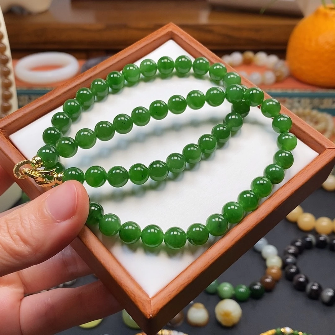 和田玉未镶嵌手串