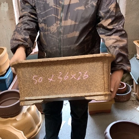 紫砂花盆手工制作