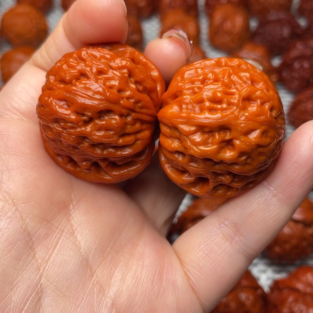 桃核吊坠文玩核桃 手把件 铁锤妹妹 39