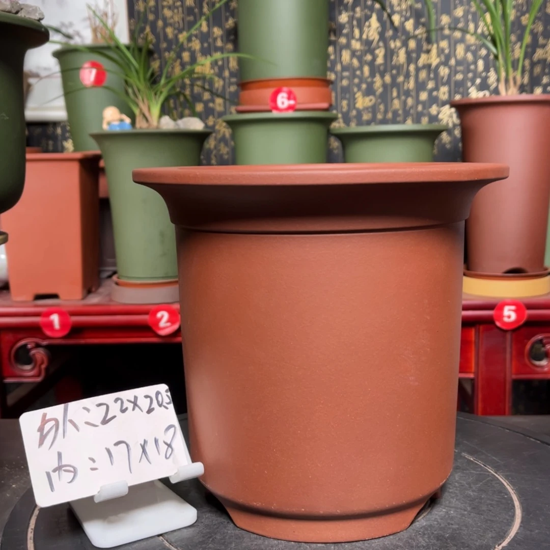 紫砂花盆紫砂花盆