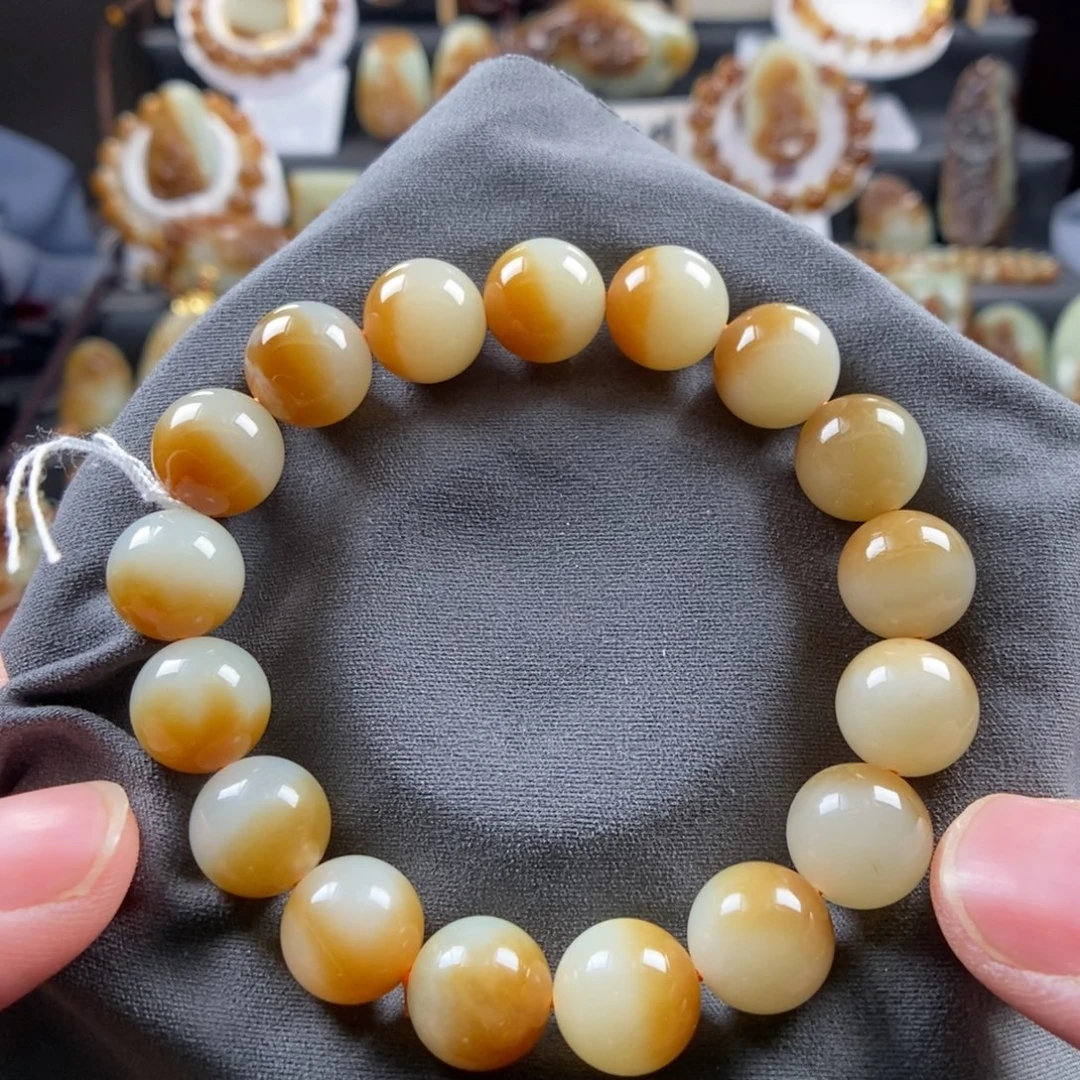 和田玉（糖玉）未镶嵌手链