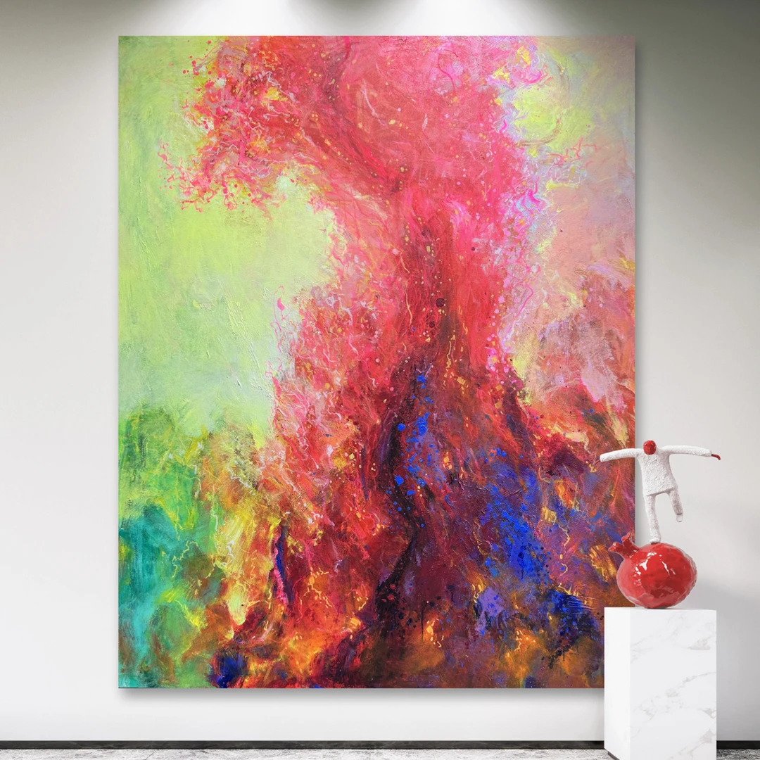 原创油画郑伟民老师作品尺寸120×150厘米