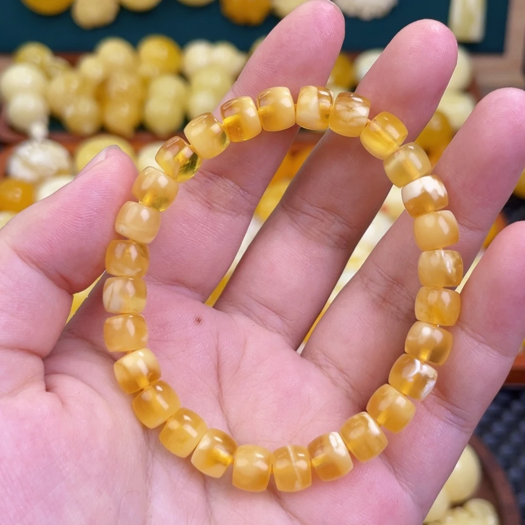 蜜蜡项链未镶嵌蜜蜡