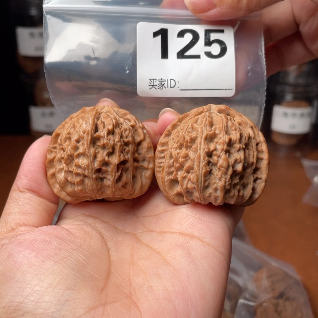 把件文玩核桃全品43白狮子
