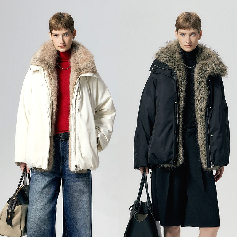 棘光THORNSAURA 可拆卸环保皮毛领派克新年战袍-T2510YW685