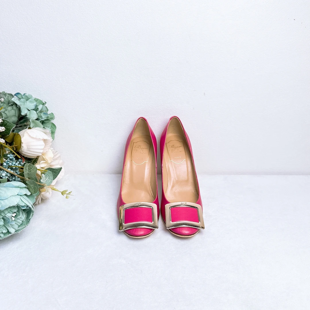95新 Roger Vivier/罗杰·维威耶 高跟鞋/34.5码/Xsp32219